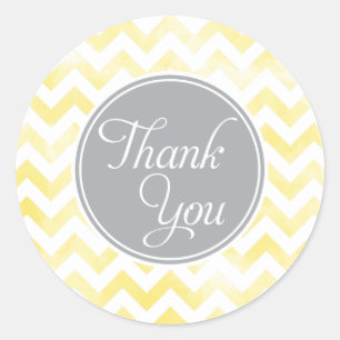 Adesivo Redondo Lemon Chevron Obrigado Pinheiros, redondos