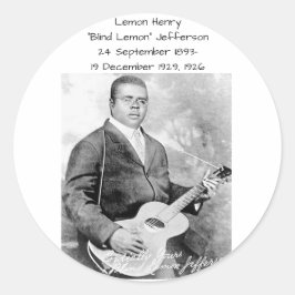 Adesivo Redondo Lemon Henry Blind limon jefferson 1926
