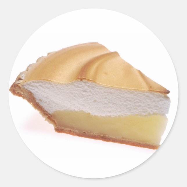 Adesivo Redondo Lemon Meringue Pie (Frente)