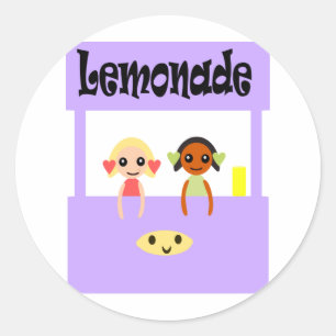 Adesivo Redondo Lemonade Stand