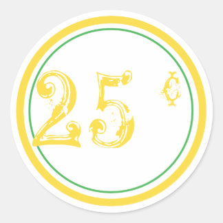 Adesivo Redondo Lemonade Stand Price Stickers