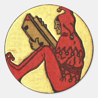 Adesivo Redondo Lendo Gnomo