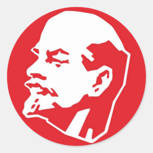 Adesivo Redondo Lenin Stickers