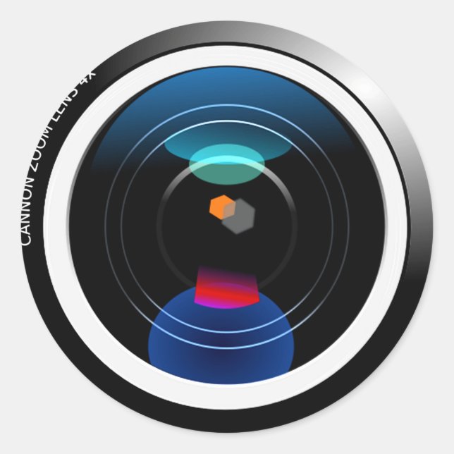 Adesivo Redondo Lente da câmera (Frente)