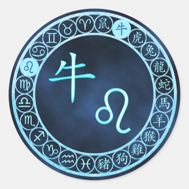 Adesivo Redondo Leo/Ox (Frente)