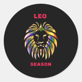Adesivo Redondo Leo Season