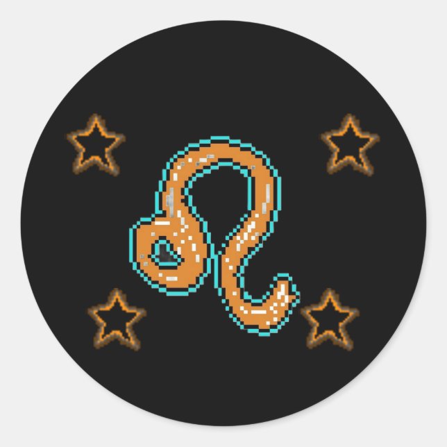 Adesivo Redondo LEO Stars (Frente)