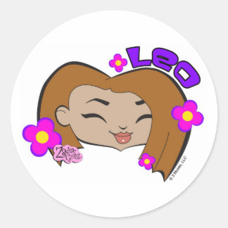 Adesivo Redondo Leo Stickers