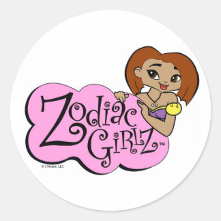 Adesivo Redondo Leo Stickers