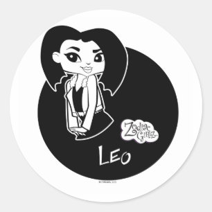 Adesivo Redondo Leo Stickers