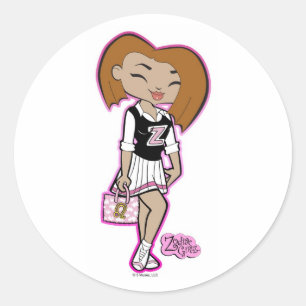 Adesivo Redondo Leo Stickers