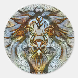 Adesivo Redondo Leo Veneza