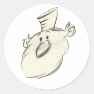 Adesivo Redondo Leonardo