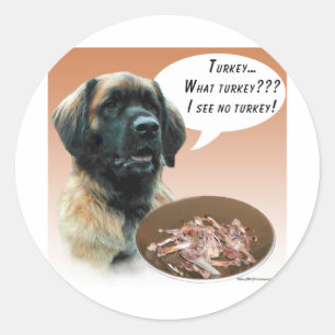 Adesivo Redondo Leonberger Turquia