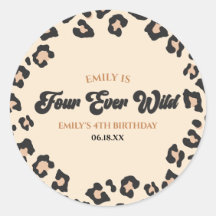 Leopard Cheetah Four Ever Wild 4ª Festa de Anivers