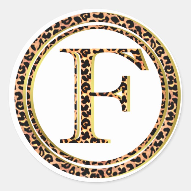 Adesivo Redondo leopardo F (Frente)