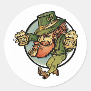 Adesivo Redondo Leprechaun