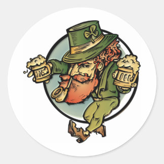 Adesivo Redondo Leprechaun