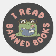Ler Livros Proibidos Sapo Engraçado Lendo
