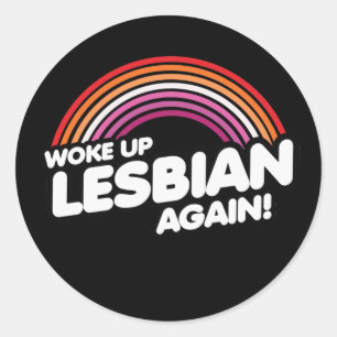 Adesivo Redondo LESBIANO DE NOVO T-Shirt