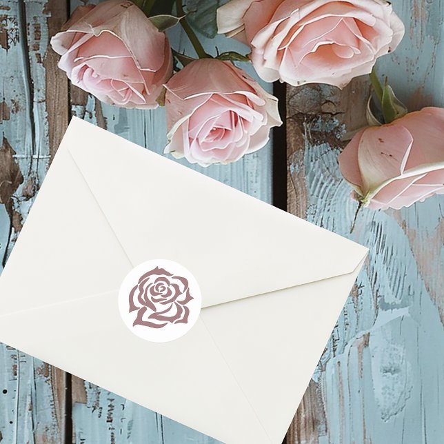 Adesivo Redondo Lésbicas Brides Regência Rosas Rosa (Criador carregado)