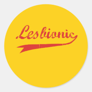 Adesivo Redondo Lesbônica