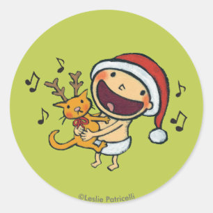 Adesivo Redondo Leslie Patricelli's Fa La Baby