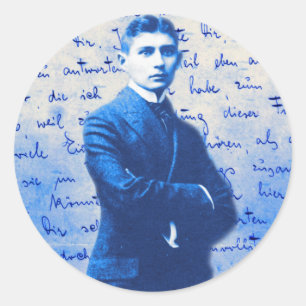 Adesivo Redondo Letra de Kafka