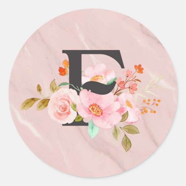 Adesivo Redondo Letra F (Frente)