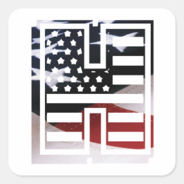 Adesivo Redondo Letra H Monograma inicial EUA