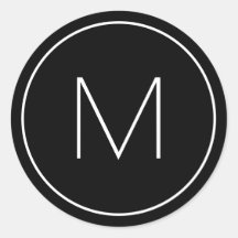 Letra Minúscula Moderna Solteiro Monograma, Minúsc