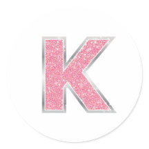 Letra Minúscula Rosa K