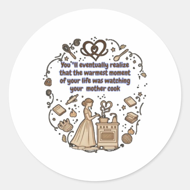 Adesivo Redondo Letreiro de Jardim (Frente)