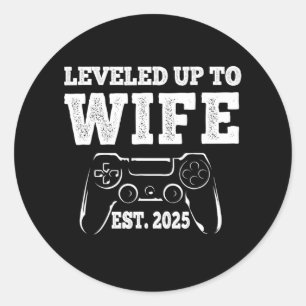 Adesivo Redondo Levada Até Esposa 2025 Gamer T De Recem casados En