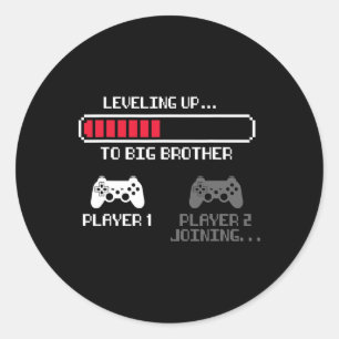 Adesivo Redondo Levando Ao Grande Irmão Para Rapazes Vintage Ga