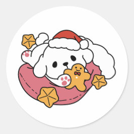 Adesivo Redondo Leve o Natal para o Natal