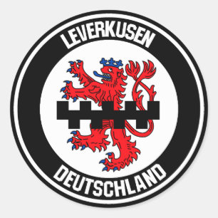 Adesivo Redondo Leverkusen Round Emblem