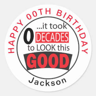Adesivo Redondo Levou 10 Décadas para parecer tão bom - 00