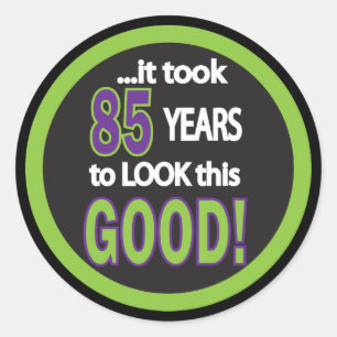 Adesivo Redondo Levou 85 anos para parecer assim tão bom   85.o an