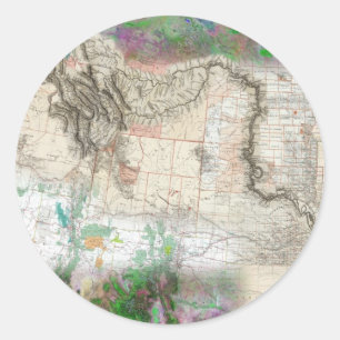 Adesivo Redondo Lewis e Clark