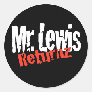 Adesivo Redondo Lewis Retnz Sticker