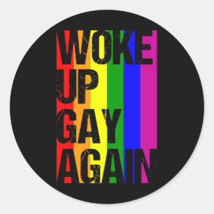Adesivo Redondo LGBT GAY NOVAMENTE MÊS LGBT LGBT Rainbow