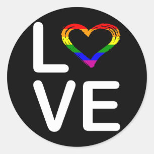 Adesivo Redondo LGBT LGBT Orgulho LGBT Mês LGBTQ Sinalizador Arco