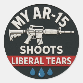 ADESIVO REDONDO LIBERAL TEARS STICKERS