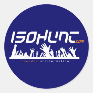 Adesivo Redondo Liberdade de informação