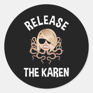 Adesivo Redondo Liberte A Karen