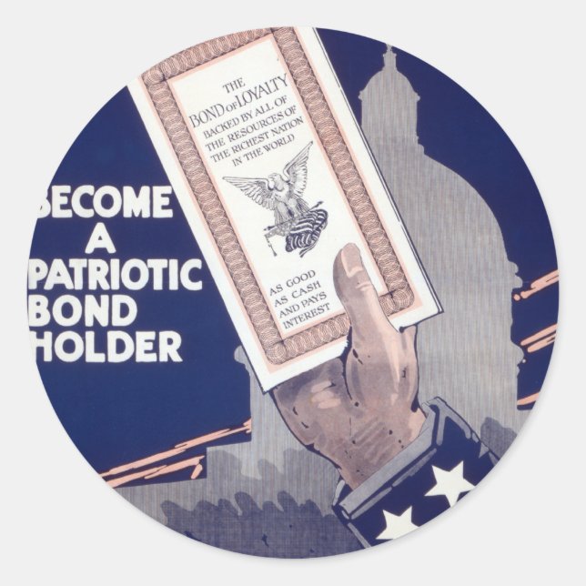 Adesivo Redondo Liberty Loan (Frente)