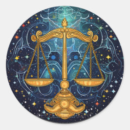 Adesivo Redondo Libra