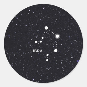 Adesivo Redondo Libra