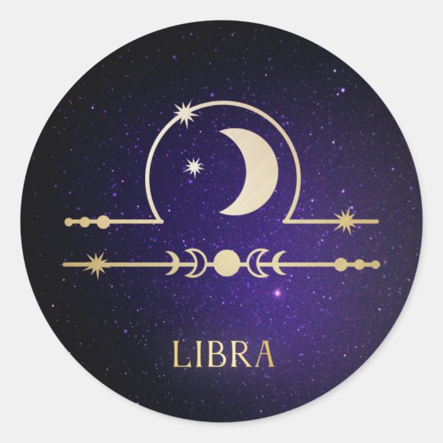 Adesivo Redondo Libra (Frente)